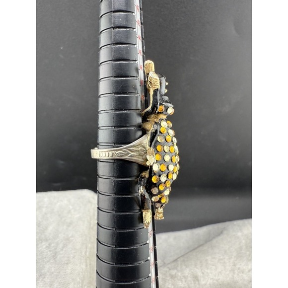 Bug Insect Adjustable Ring Rhinestone 6" - Picture 8 of 9